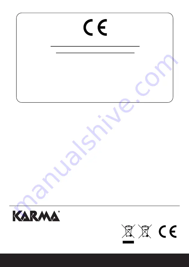 Karma BX 7408A Instruction Manual Download Page 12