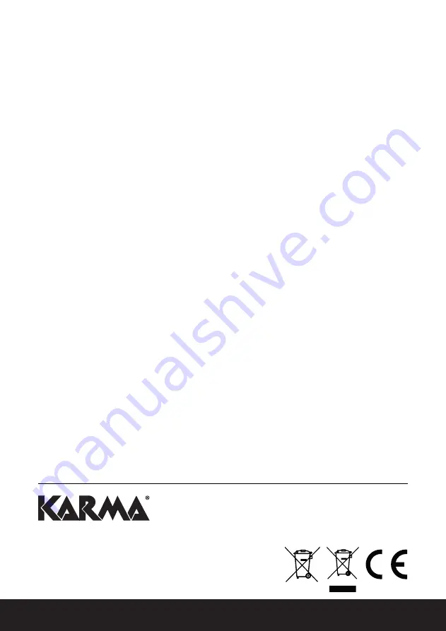 Karma CAMALEON Instruction Manual Download Page 8