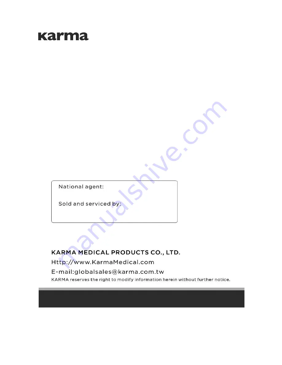 Karma KP-80 Owner'S Manual Download Page 60