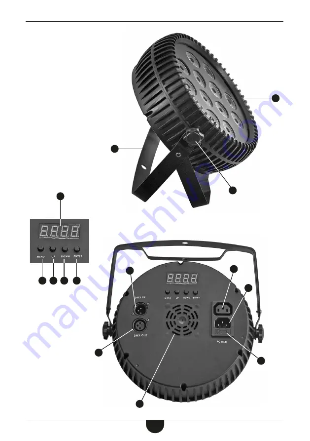 Karma LED PAR120Q Скачать руководство пользователя страница 6