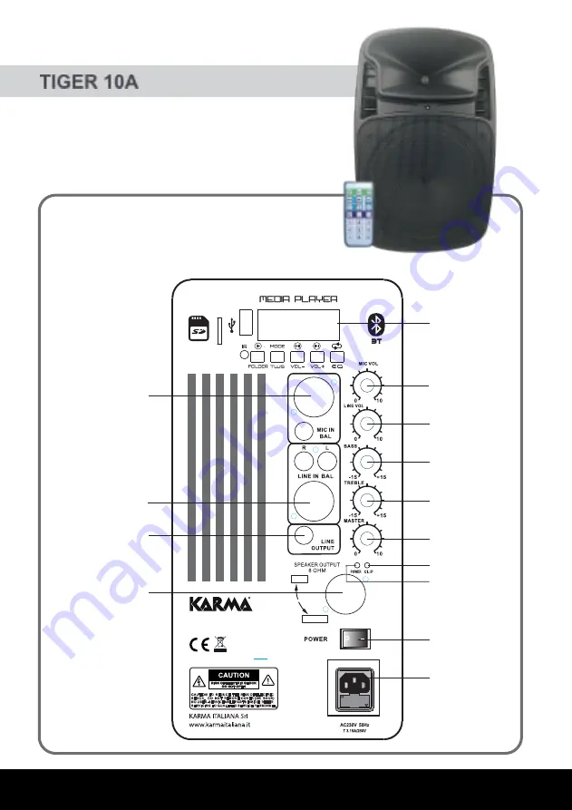 Karma TIGER 8A Скачать руководство пользователя страница 7