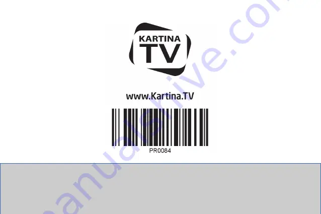 Kartina TV LIKE TV-203L User Manual Download Page 23