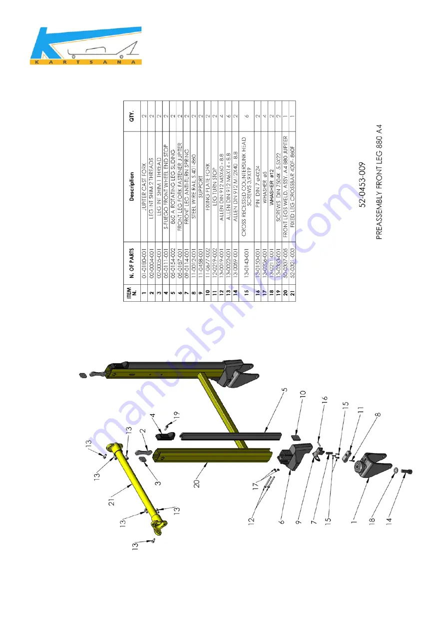 Kartsana JUPITER TG-880 C Instruction Manual Download Page 30