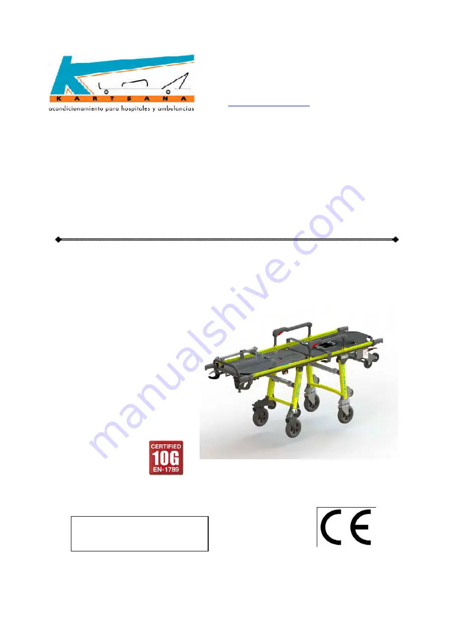 Kartsana TG-241 Series Instruction Manual Download Page 1