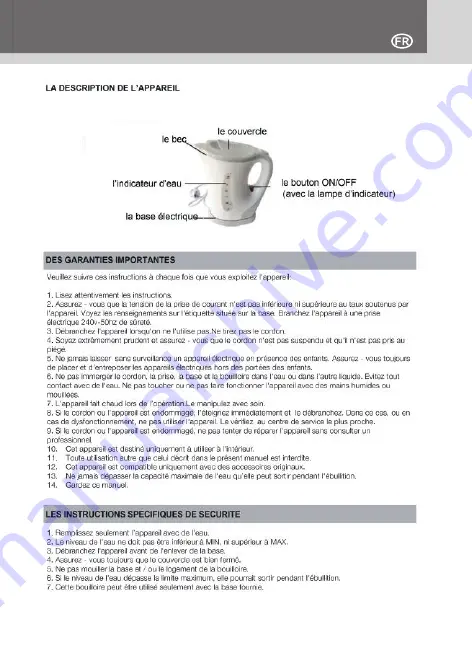 Kasanova HOH000005 Instruction Manual Download Page 11