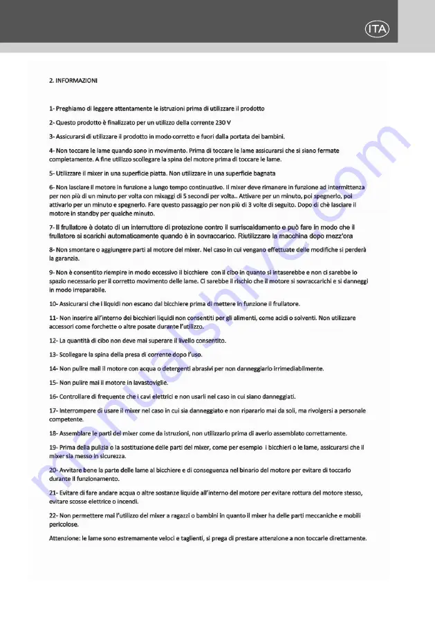 Kasanova IDE002341NOC Instruction Manual Download Page 3