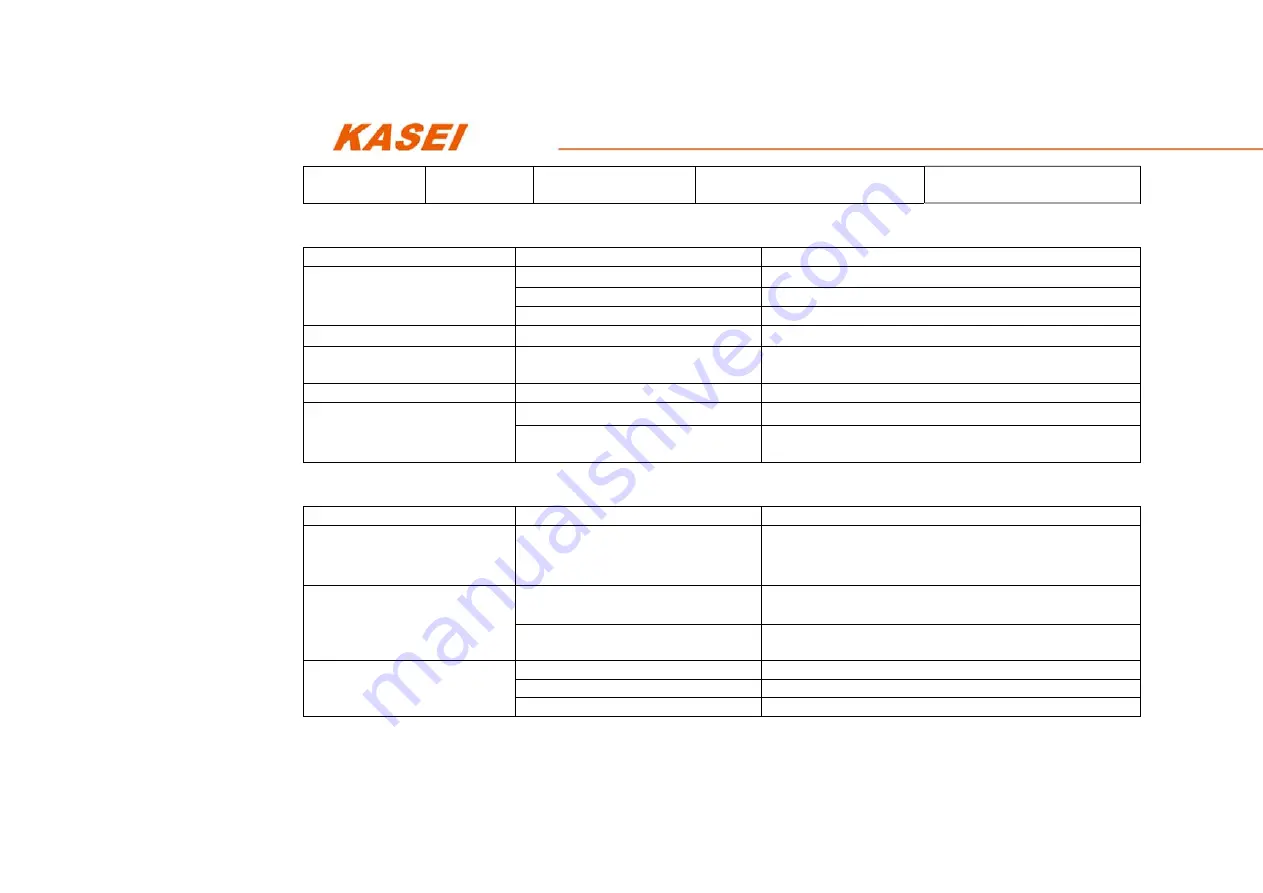 Kasei KZ-5200EA-PRO-2S Manual Download Page 19