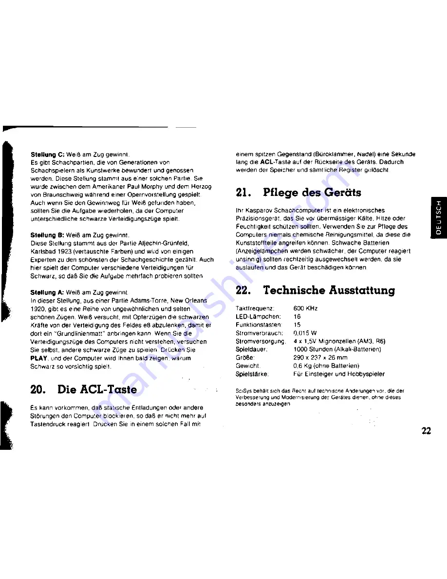 Kasparov Mk12 Owner'S Manual Download Page 27