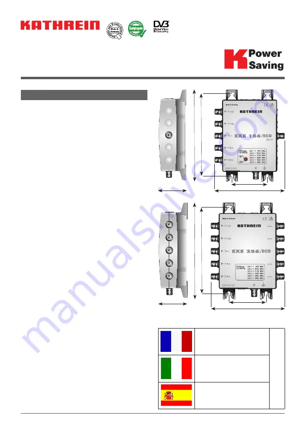 Kathrein EXE 156 Installation And Safety Instructions Download Page 1