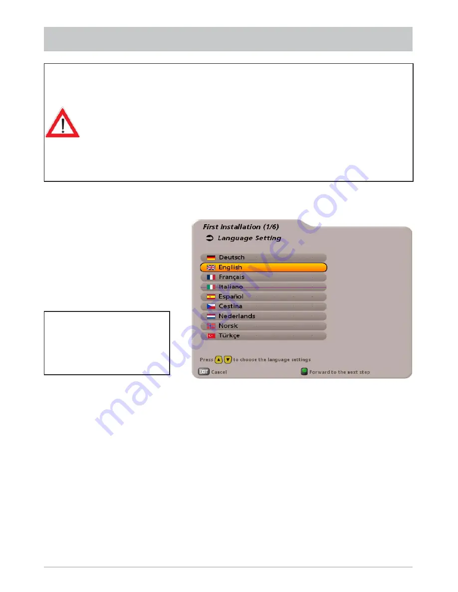 Kathrein MobiSet 3 Digital CAP 700 Installation And Operating Manual Download Page 44