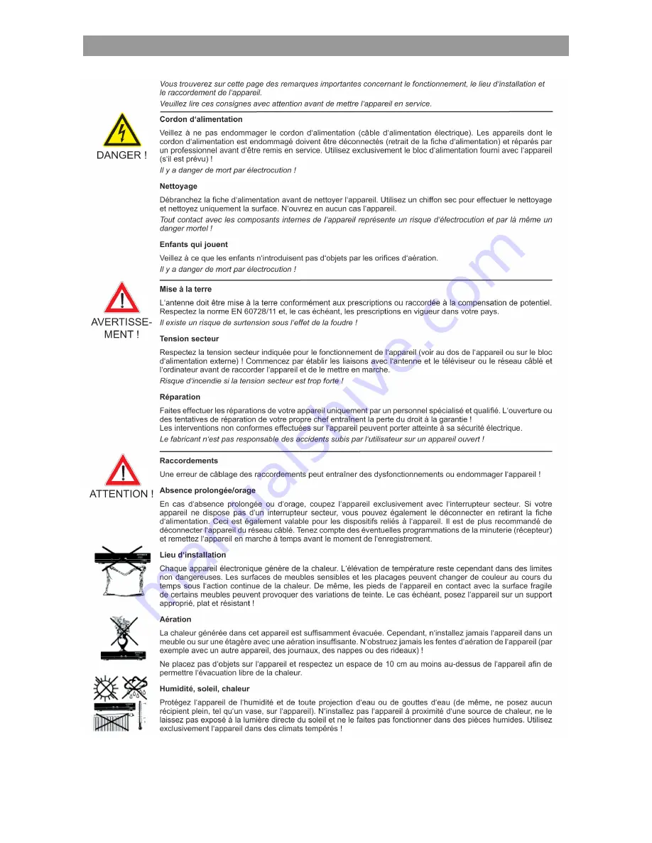 Kathrein UFE 305S Notice D'Utilisation Download Page 9