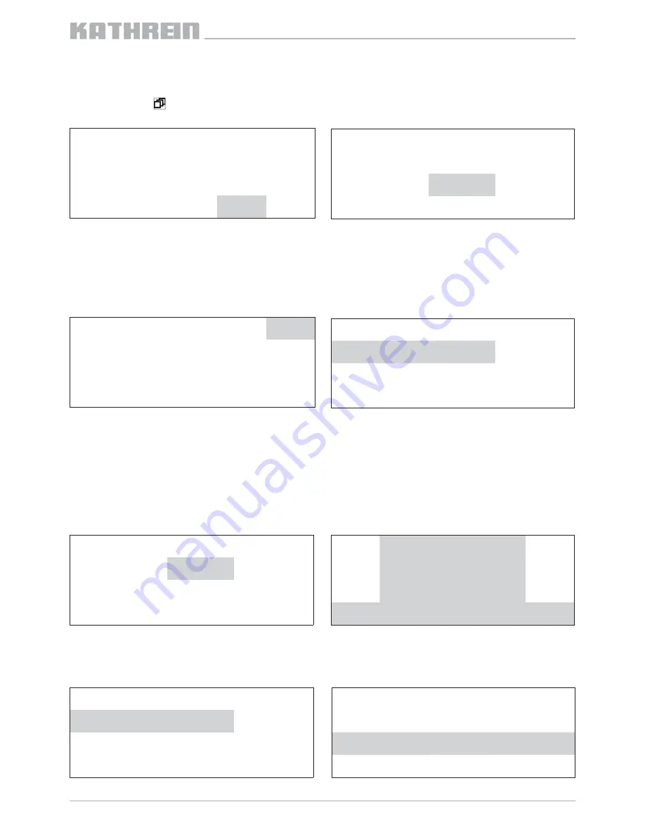 Kathrein UFO 372/TP Instructions Manual Download Page 60