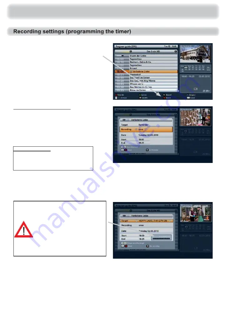 Kathrein UFS 940sw Operating Manual Download Page 70