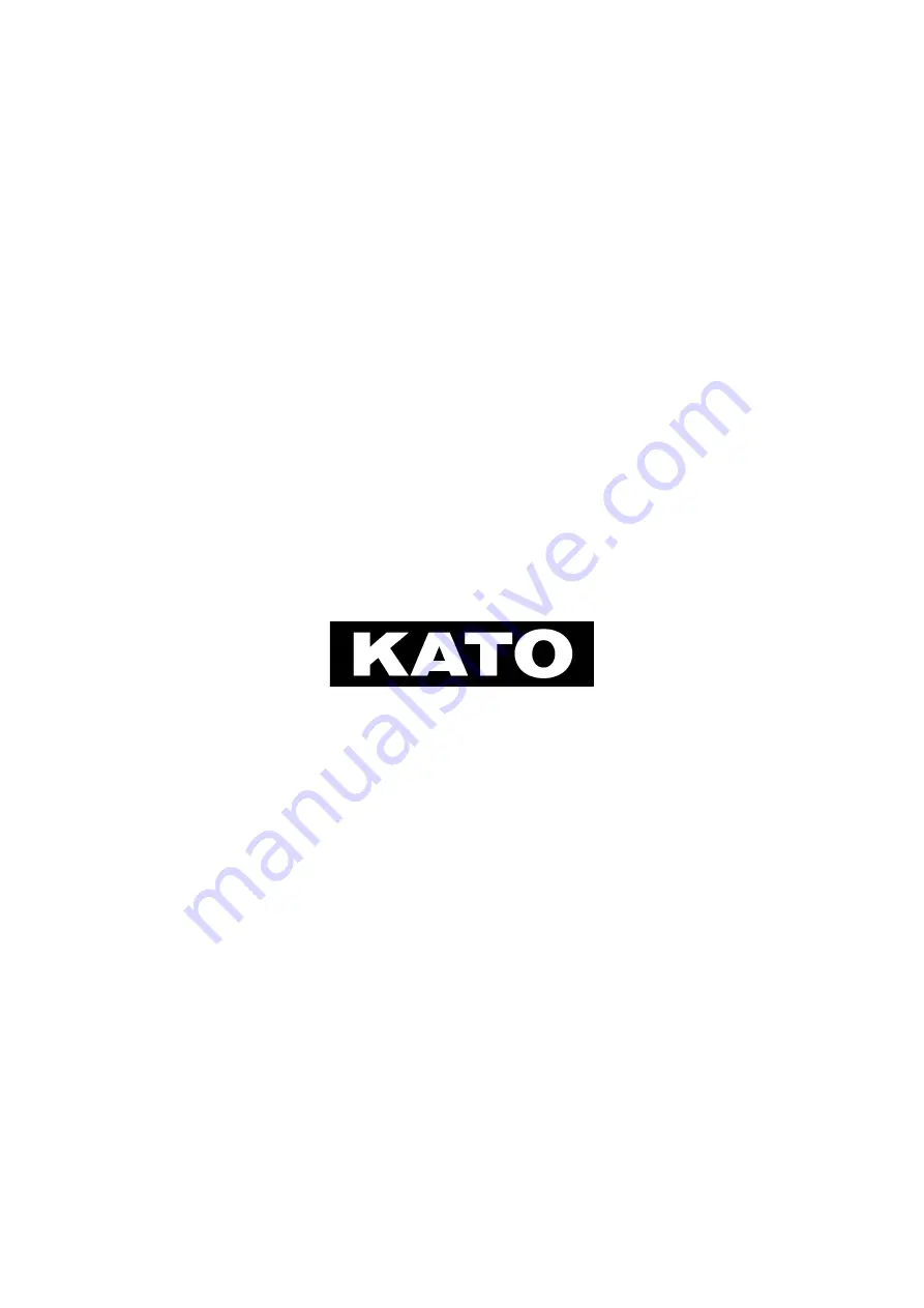 Kato SR-300L Instruction Manual Download Page 233