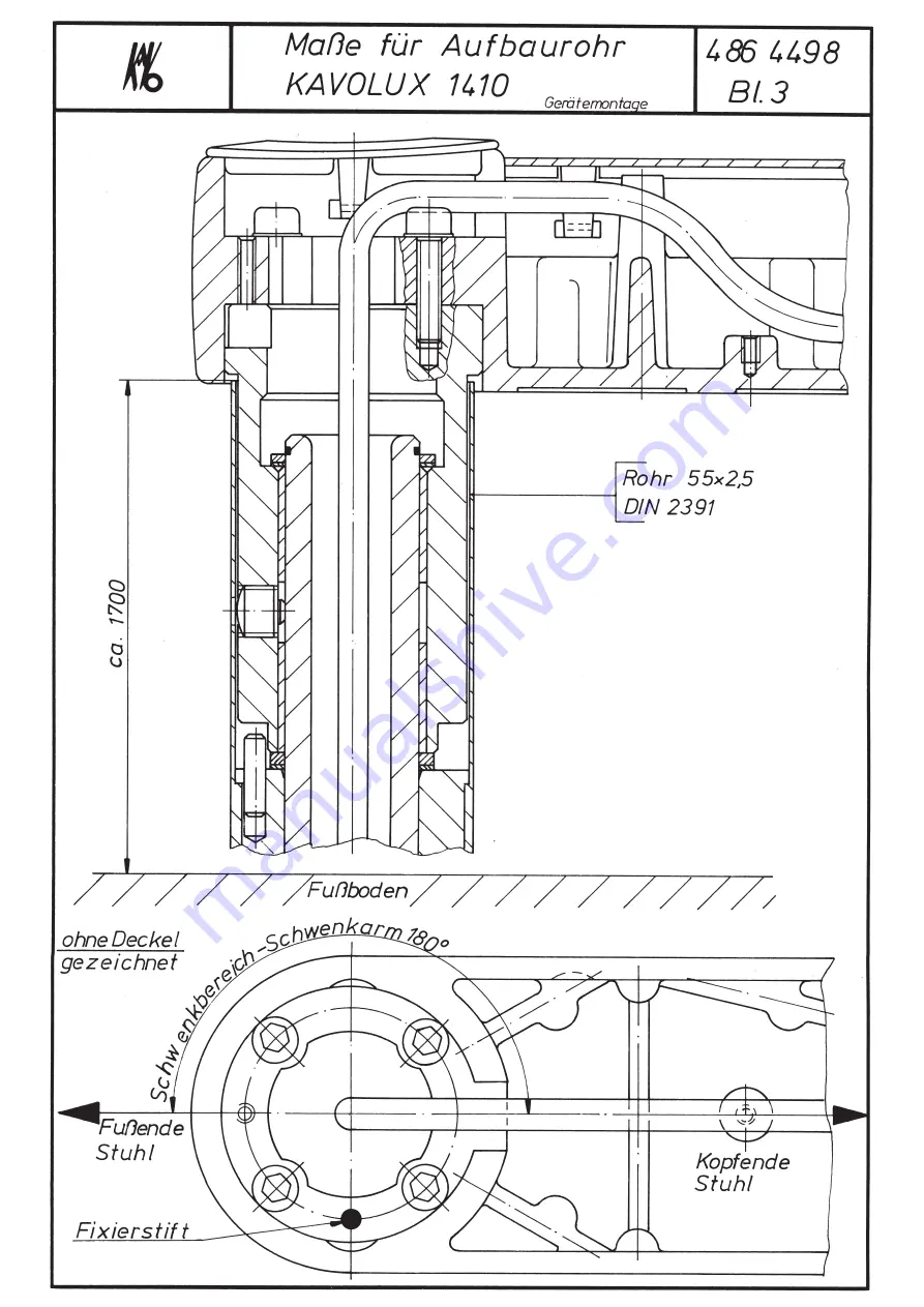 KaVo Dental KAVOLUX 1410 A Operating Instructions Manual Download Page 90