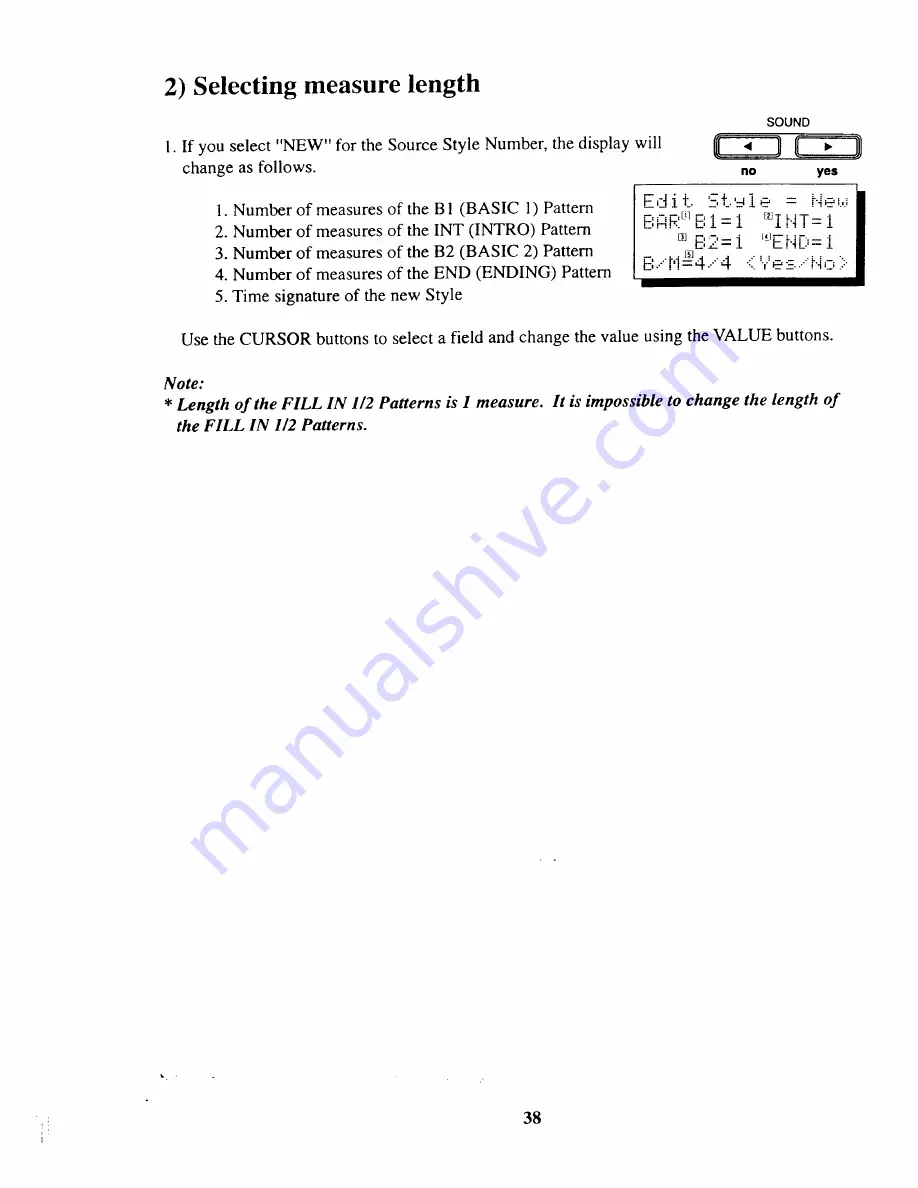 Kawai ACR-20 Owner'S Manual Download Page 38