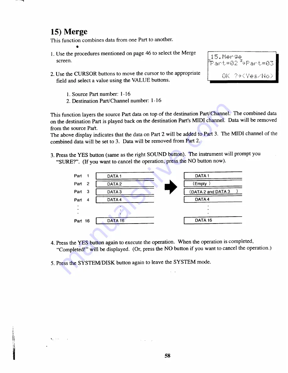 Kawai ACR-20 Owner'S Manual Download Page 58