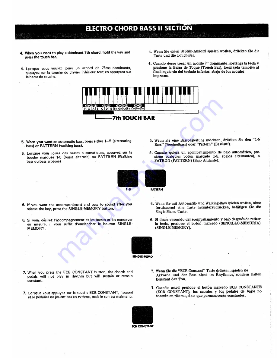 Kawai E260 Owner'S Manual Download Page 16