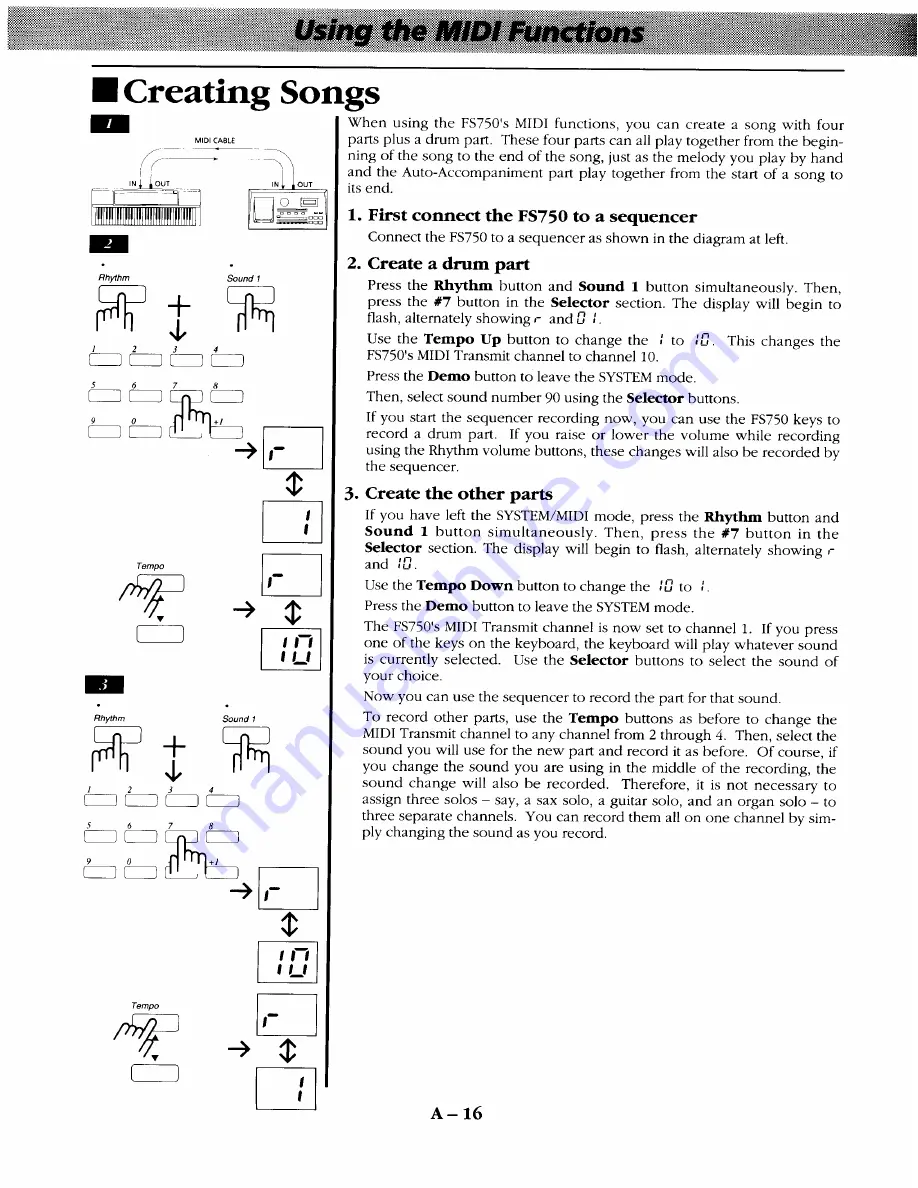 Kawai FS750 Owner'S Manual Download Page 29