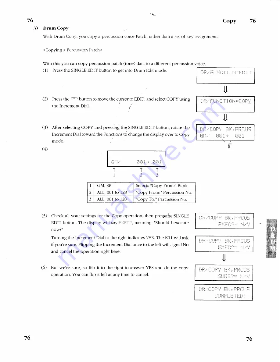 Kawai K 11 Owner'S Manual Download Page 76