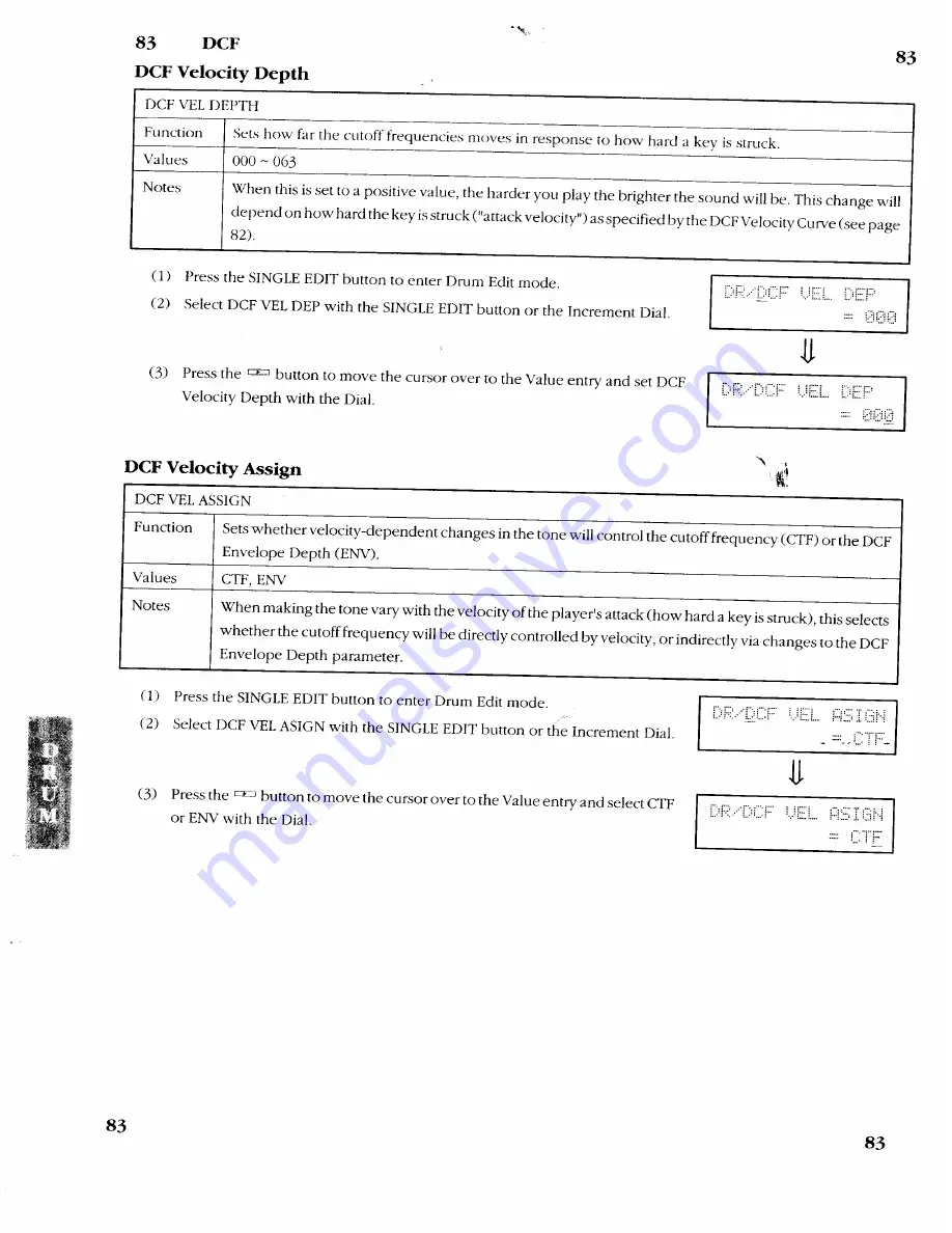 Kawai K 11 Owner'S Manual Download Page 83