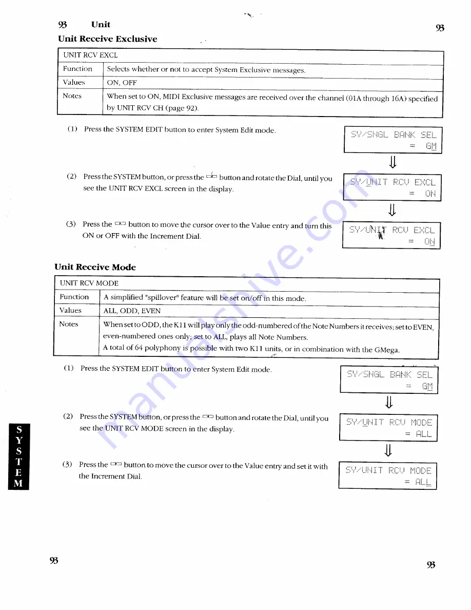 Kawai K 11 Owner'S Manual Download Page 93