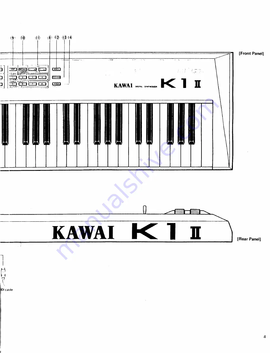 Kawai K1-II Owner'S Manual Download Page 5