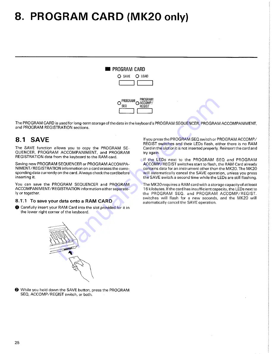 Kawai MK 10 Owner'S Manual Download Page 26