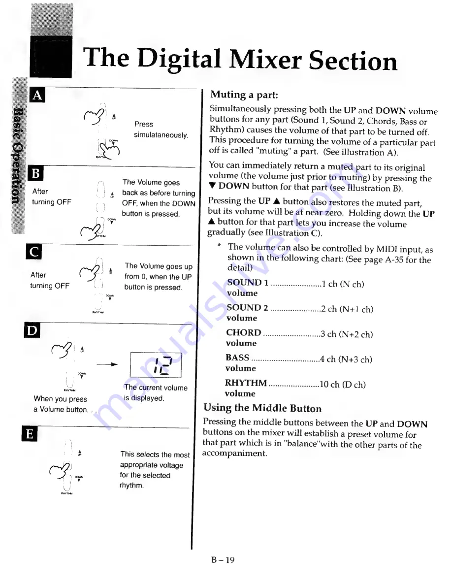 Kawai SUPERBOARD FS800 Owner'S Manual Download Page 22