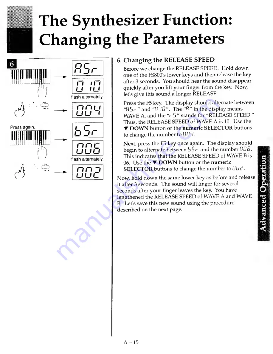 Kawai SUPERBOARD FS800 Owner'S Manual Download Page 43