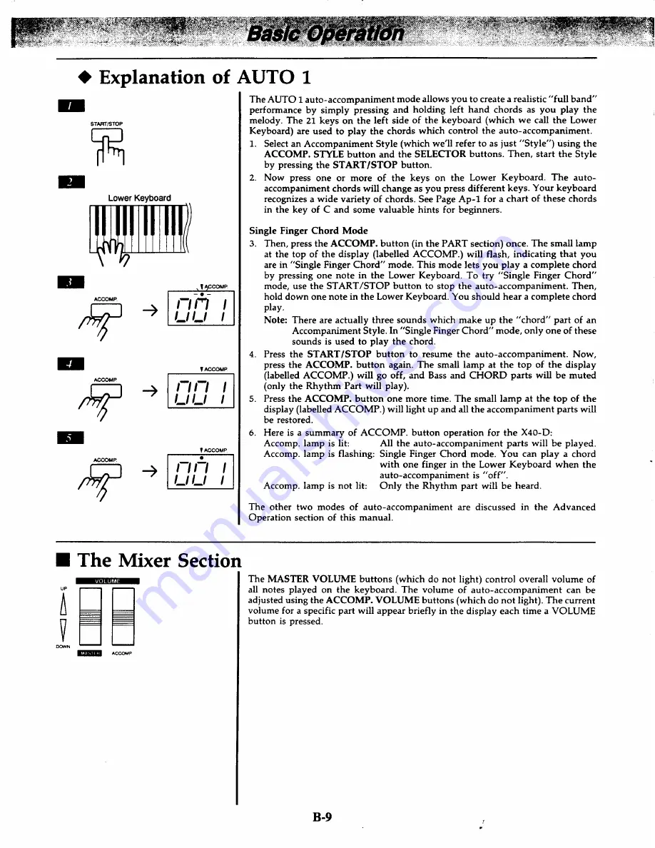 Kawai X40-D Owner'S Manual Download Page 10