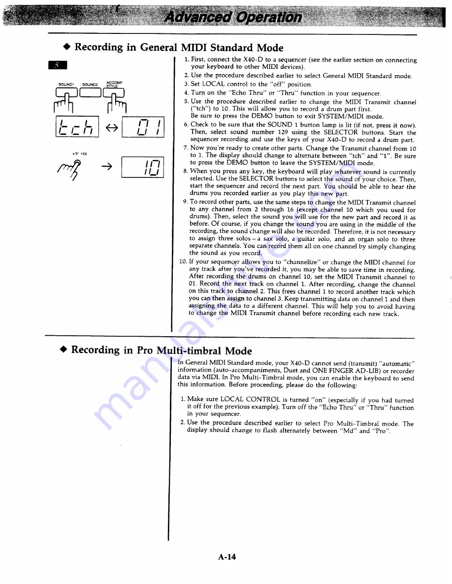 Kawai X40-D Owner'S Manual Download Page 27