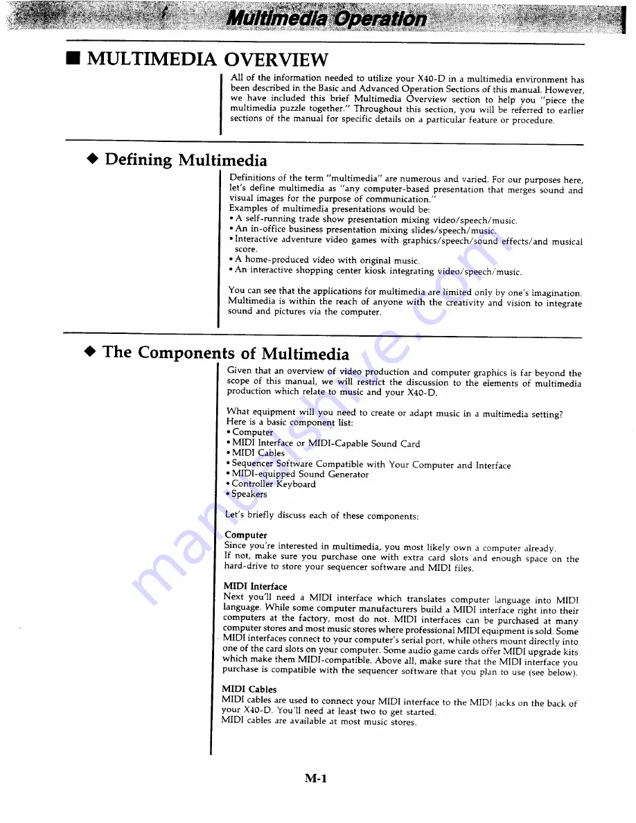 Kawai X40-D Owner'S Manual Download Page 31