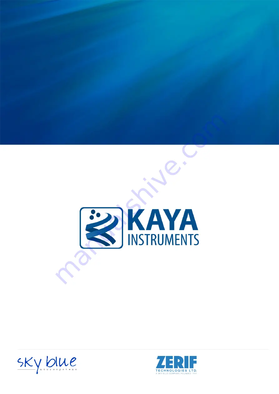 Kaya Instruments Chameleon II Hardware Reference And Installation Manual Download Page 1