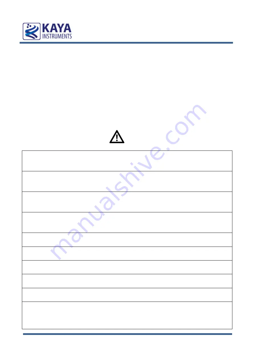 Kaya Instruments GPIO Data Book Download Page 4