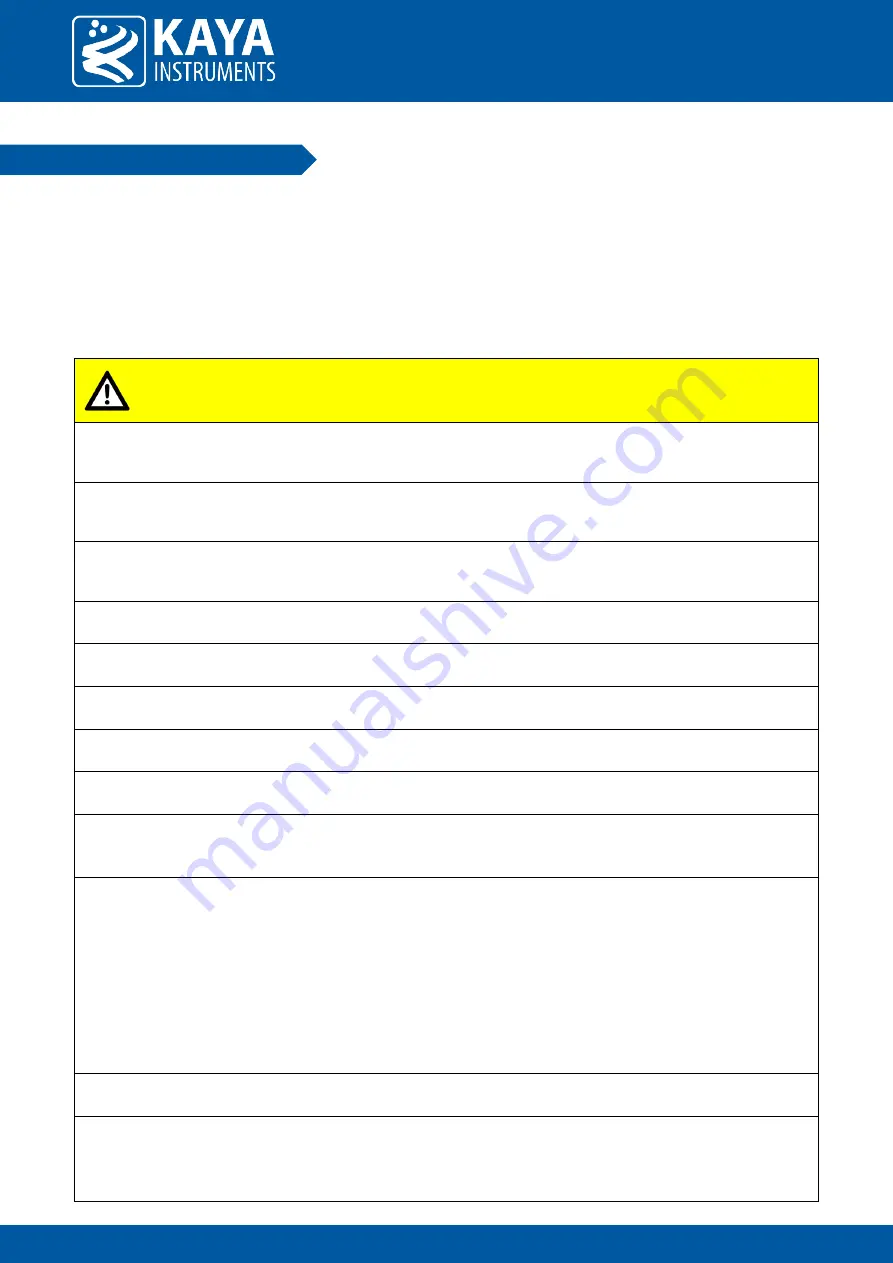 Kaya Instruments JetCam User Manual Download Page 7