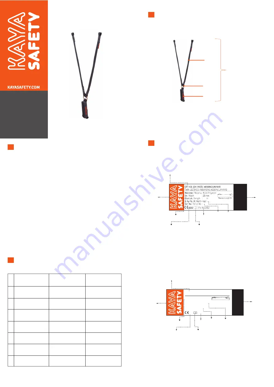 Kaya Safety E-3 W K-4A/K-2 Скачать руководство пользователя страница 1