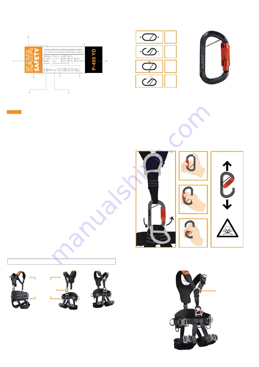 Kaya Safety P-455 YO Manual Download Page 2