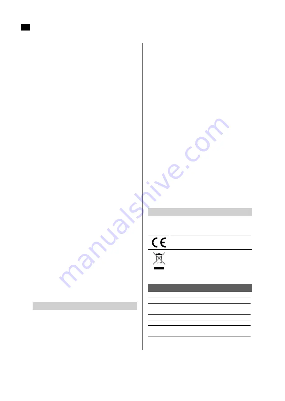 Kayoba 002-400 Operating Instructions Manual Download Page 46