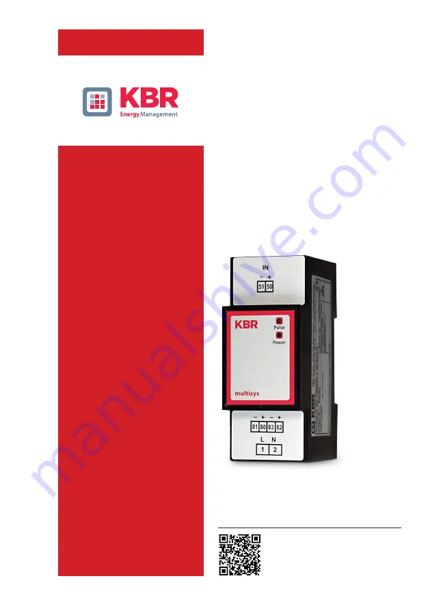 KBR D2-1DI2DO-1 Quick Manual Download Page 1