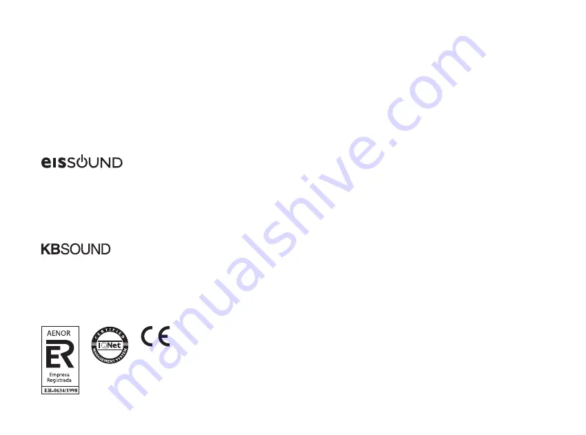 KBSOUND EISSOUND 32801 Quick Reference Manual Download Page 7