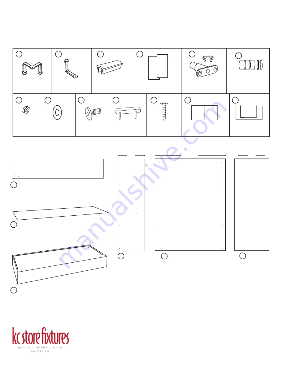 KC STORE FIXTURES 16522 Скачать руководство пользователя страница 2