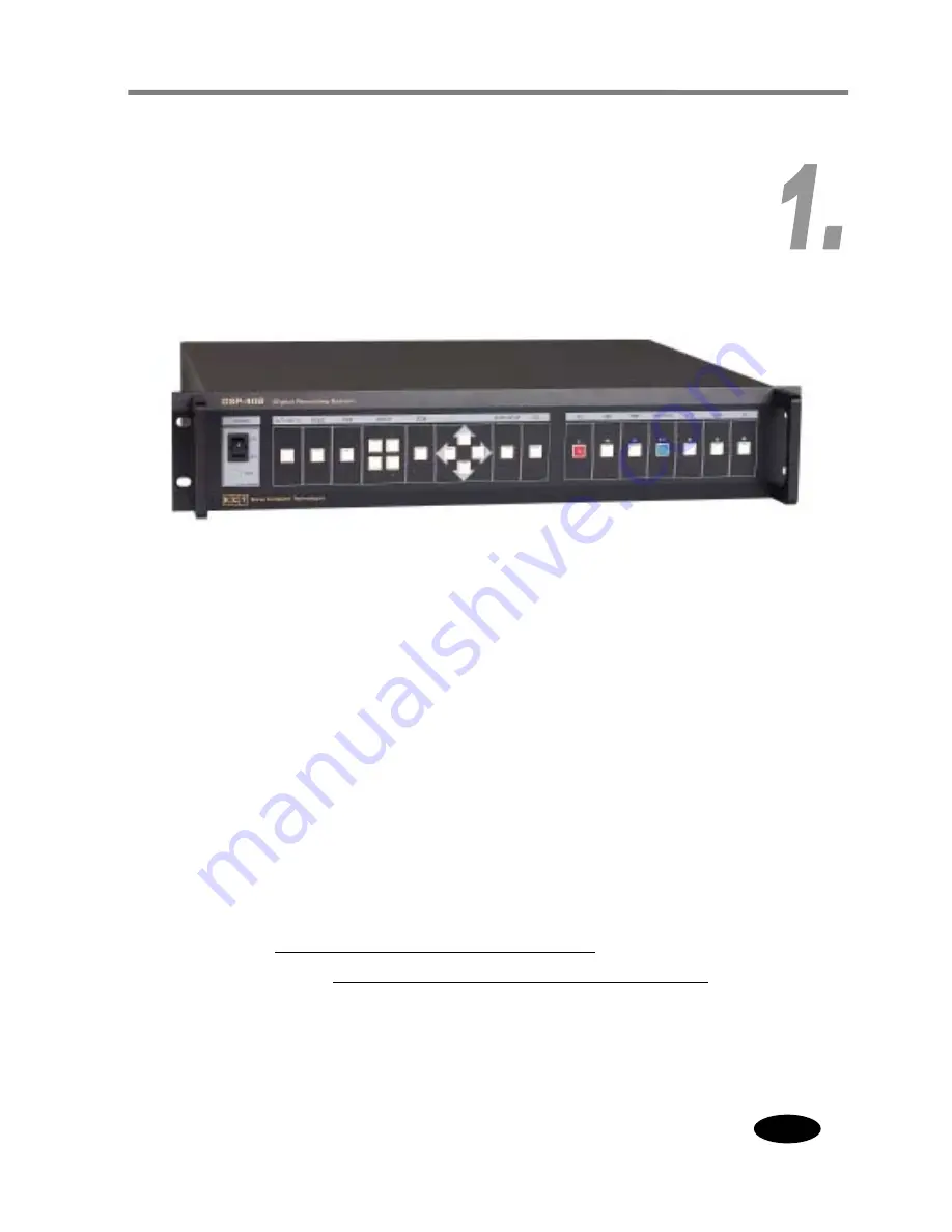 KCT DSP-40 User Manual Download Page 5