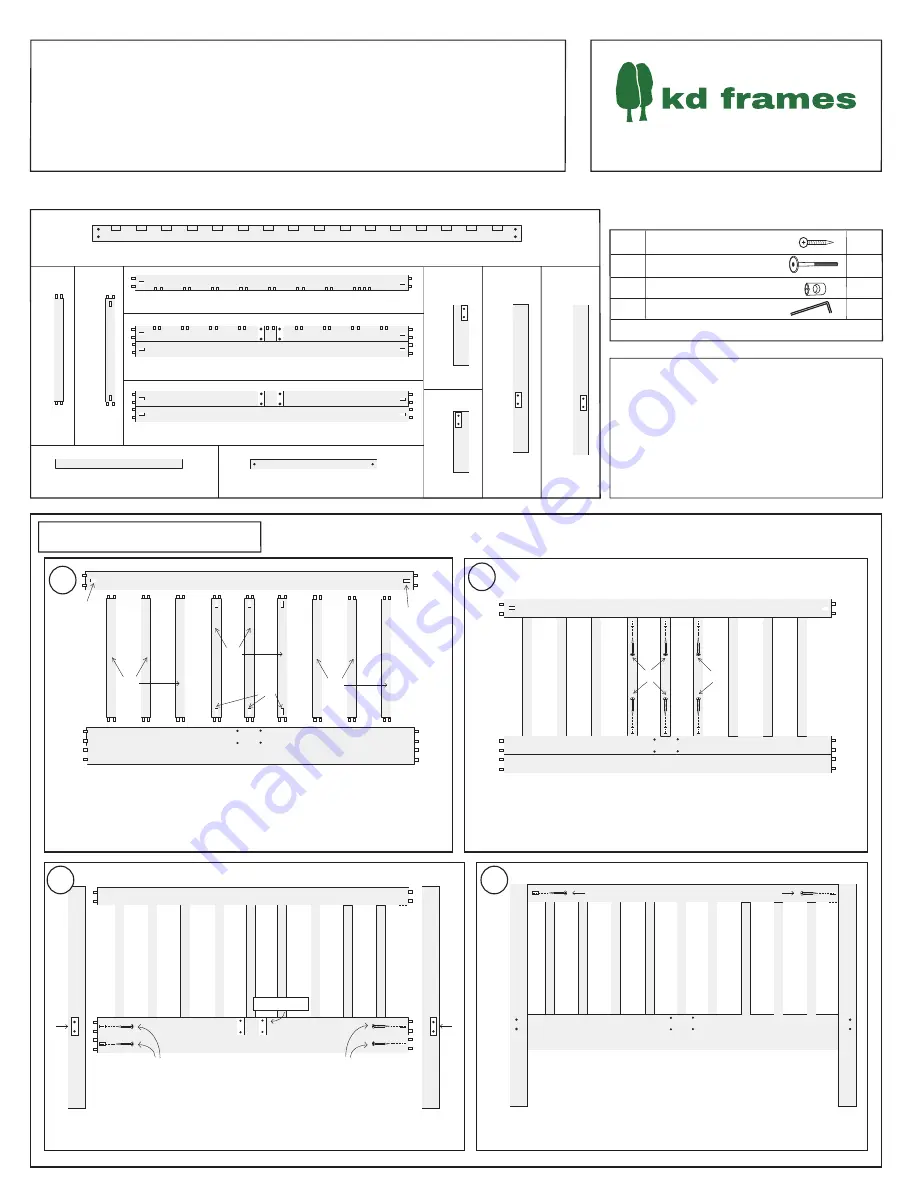 kd frames CHARLESTON 3991-CP-Q Instructions Download Page 1