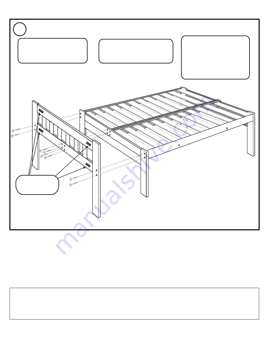 kd frames Charleston Headboard 7992-CH-F Instructions Download Page 2