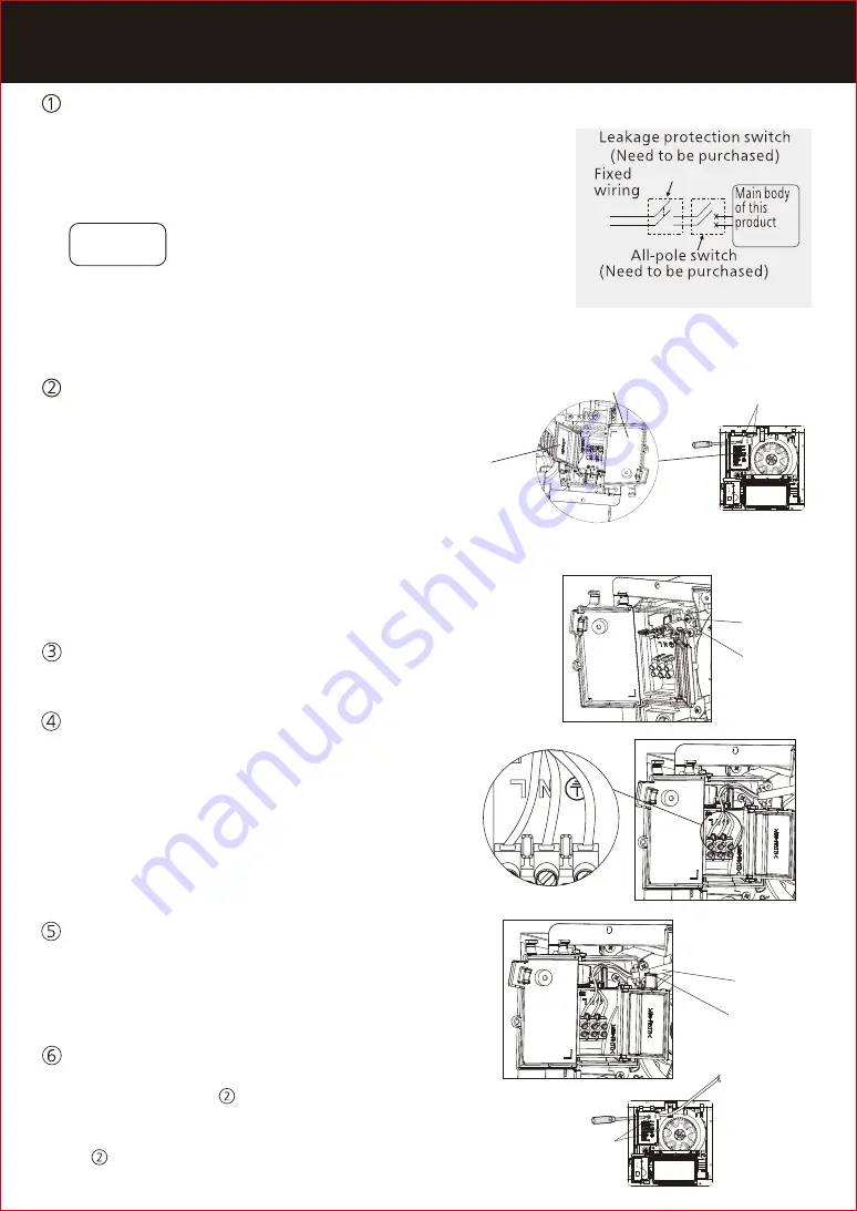 KDK 23BWDBH Installation And Operating Instructions Manual Download Page 10