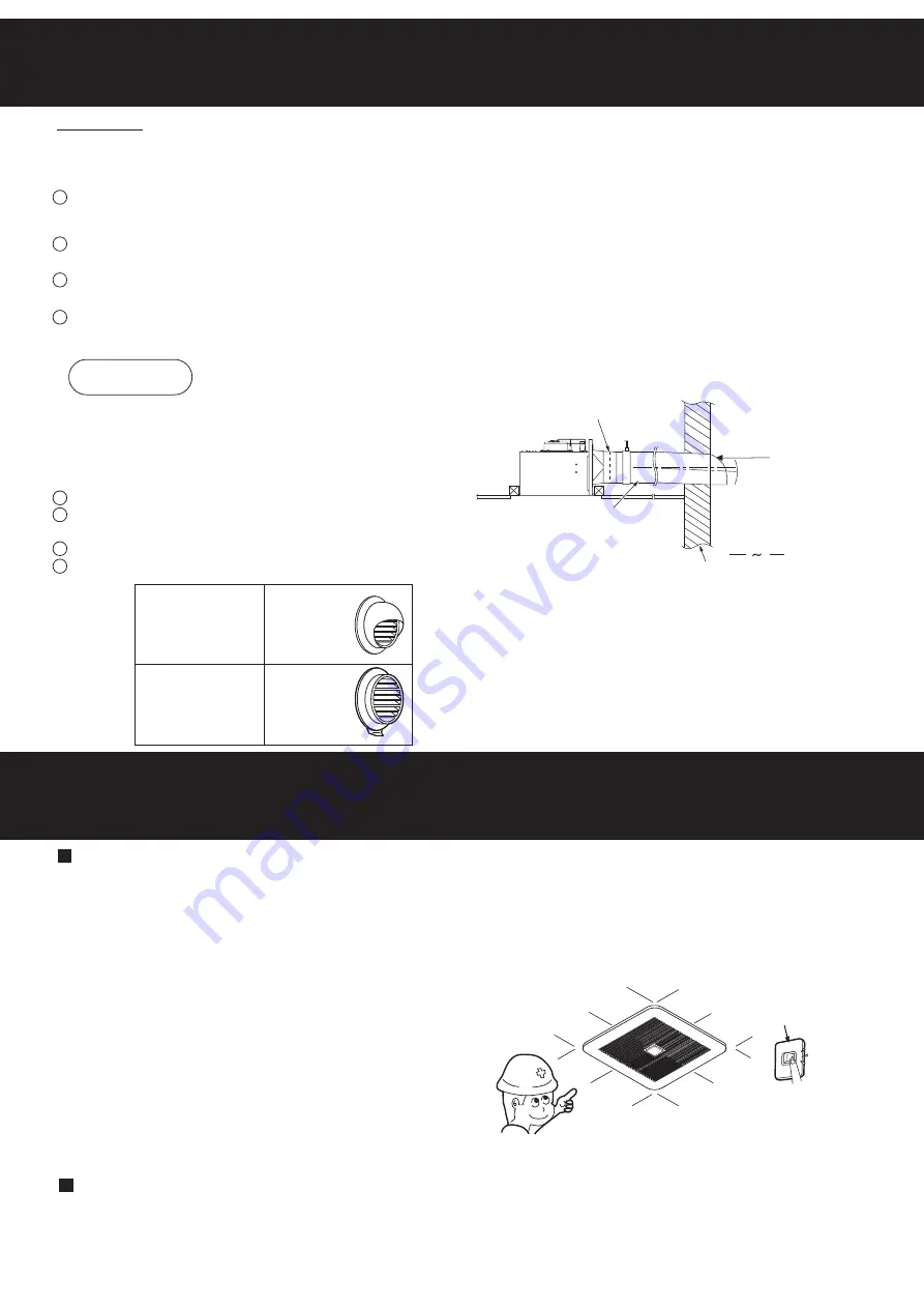 KDK 24CHRA Installation And Operating Instructions Manual Download Page 11