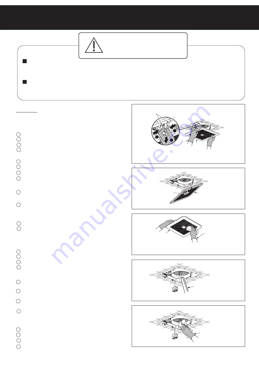 KDK 24CHRA Installation And Operating Instructions Manual Download Page 13