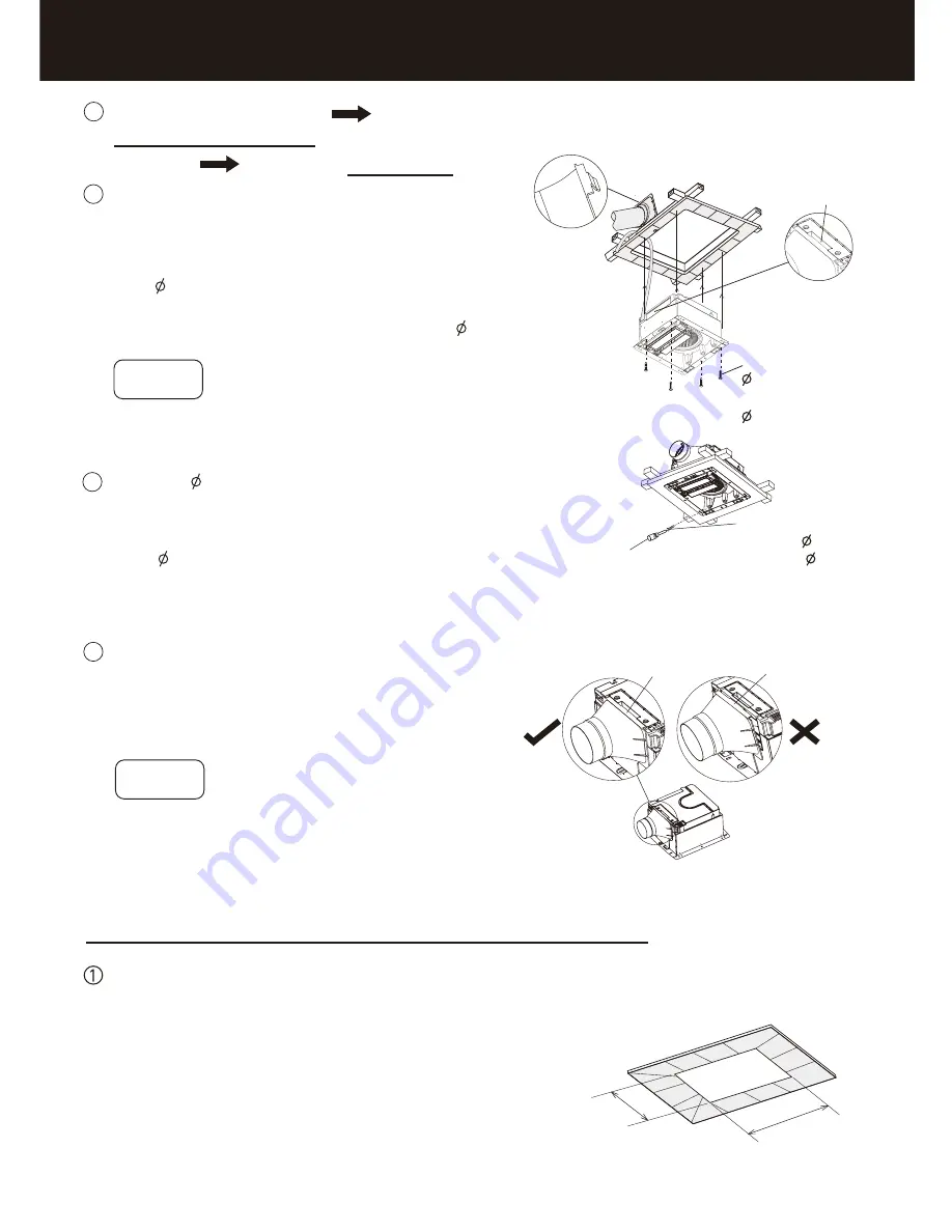 KDK 30BGCH Installation And Operating Instructions Manual Download Page 10