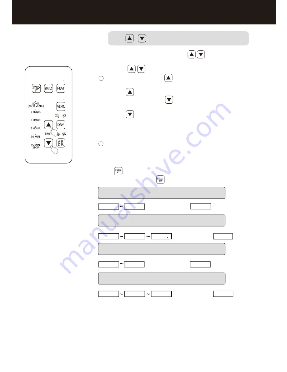 KDK 30BGCH Installation And Operating Instructions Manual Download Page 18